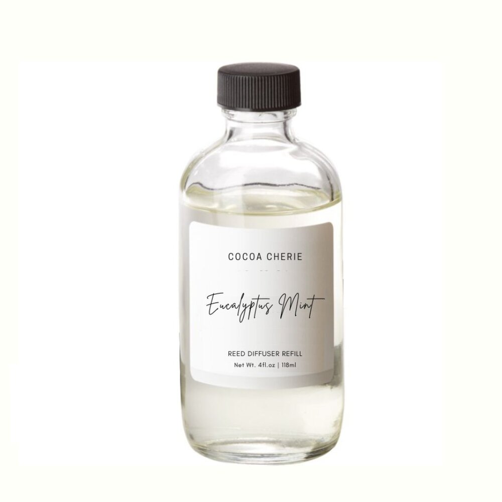 Eucalyptus Mint Reed Diffuser Refill 4oz. w/ 8 Reeds